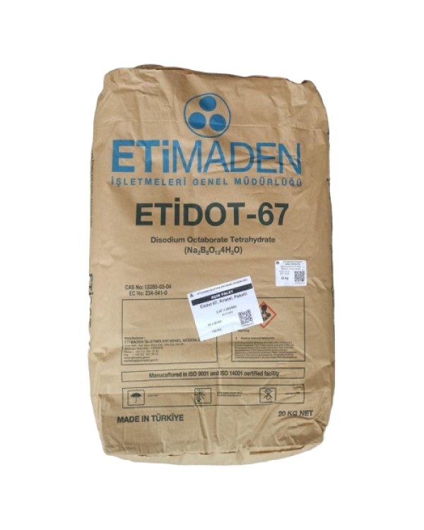 Etidot 67 borlu gübre 20 kg toz orijinal torbasında