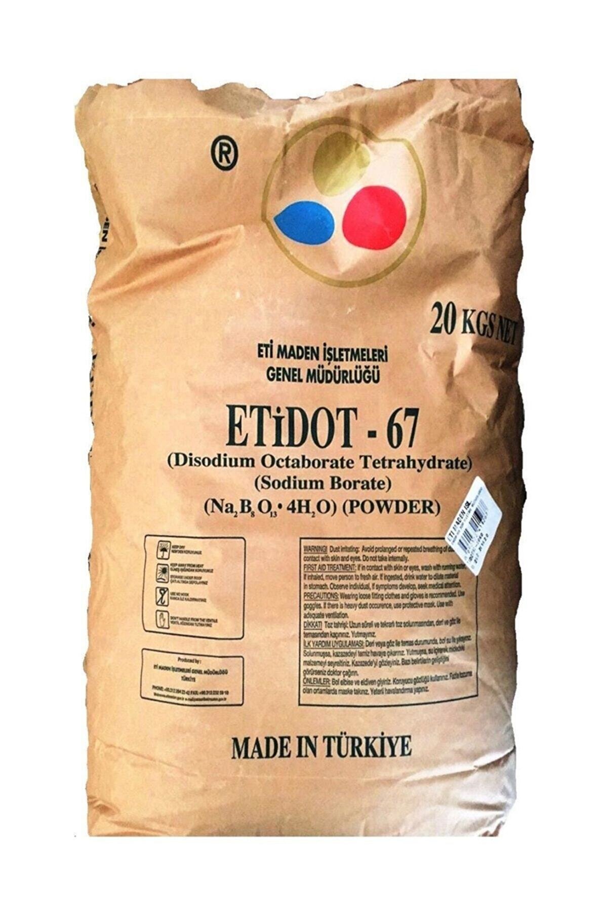 Eti Maden Etidot-67 Borlu Gübre 10 Kg.