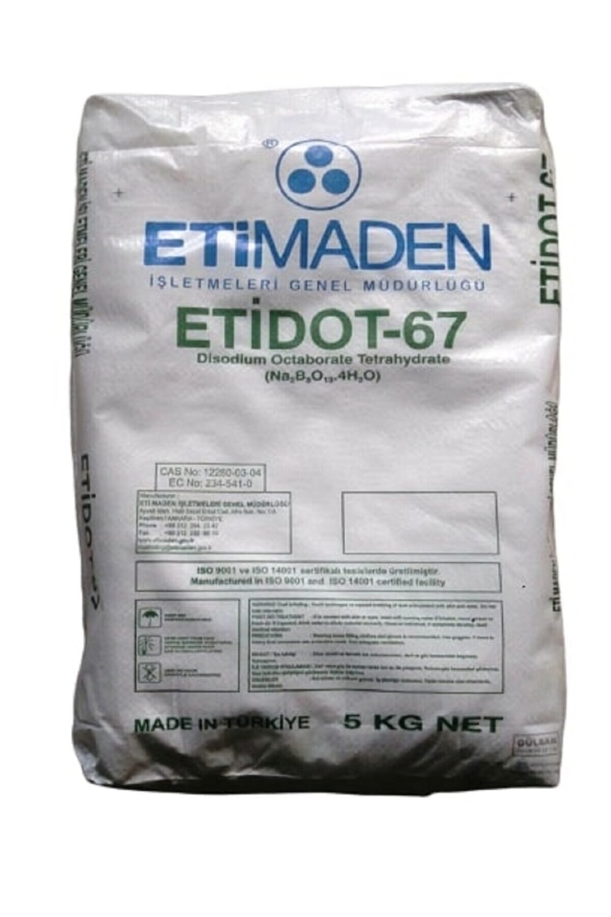 Eti Maden ETİDOT-67 BORLU GÜBRE 10 Kg.