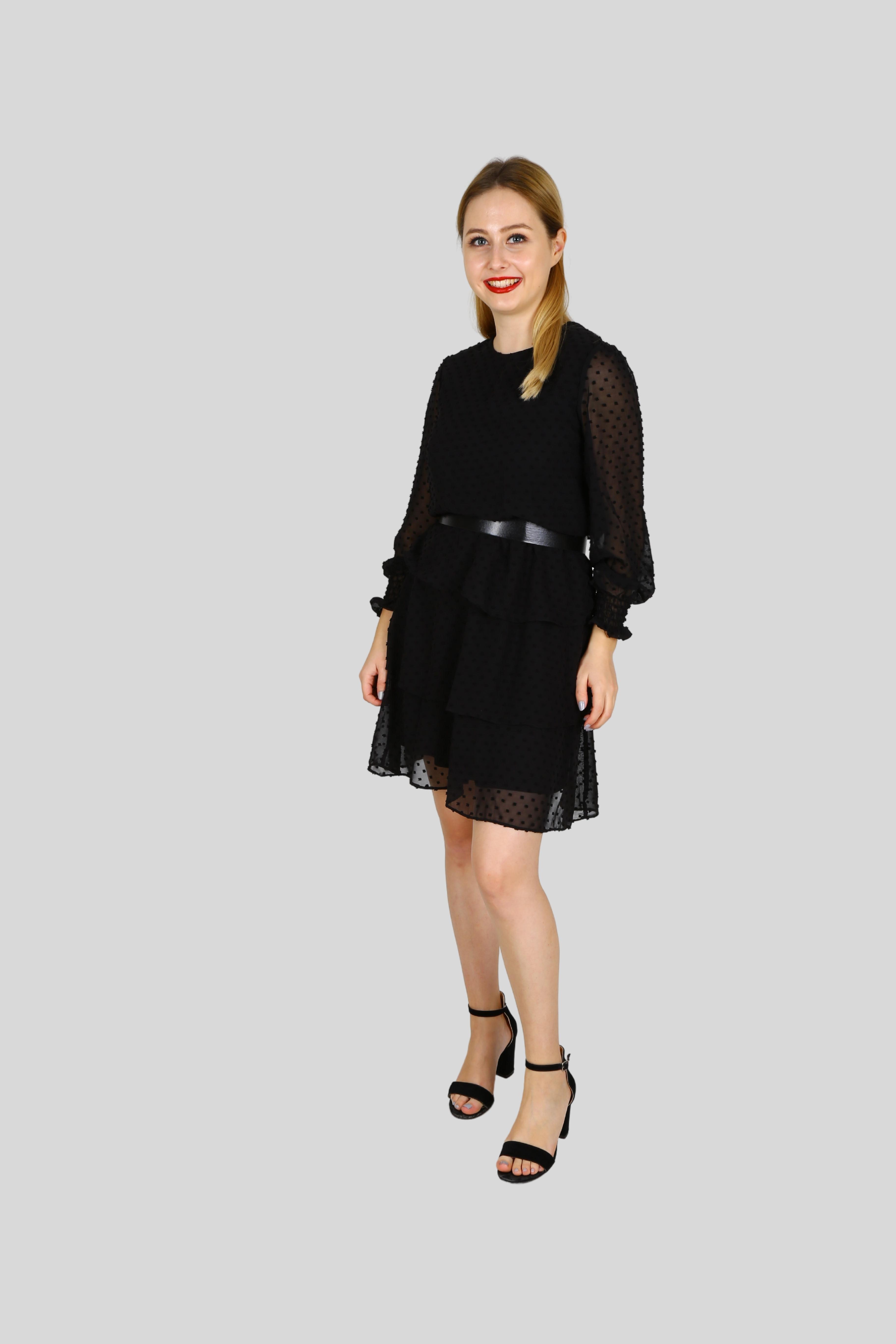 Stephanie  Tasarım Mini Mezuniyet Elbise (0178)